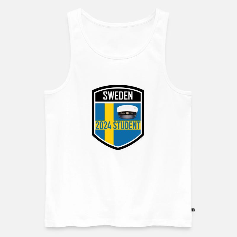 Abschlussfeier 2024 Abiturfeier - Männer Premium Bio Tank Top - Weiß