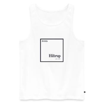 48165 - Hiltrup - Débardeur bio Premium Homme - blanc - Devant - Michal (187cm)