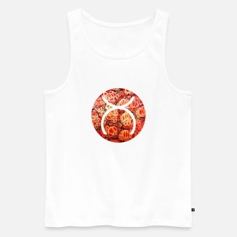 cernunnos pan e 222 - Männer Premium Bio Tank Top - Weiß