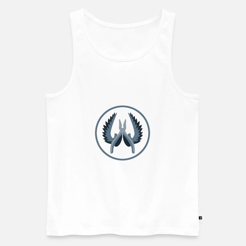 CT csgo - Men's Premium Organic Tank Top - white