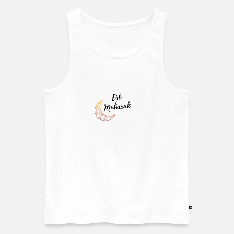 Eid Mubarak Sammlung - Männer Premium Bio Tank Top - Weiß