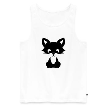Renard - Débardeur bio Premium Homme - blanc - Devant - Michal (187cm)