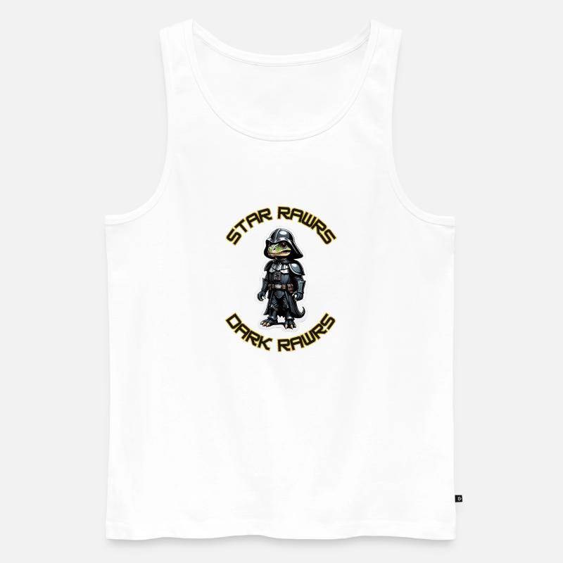 StarRawrs - Männer Premium Bio Tank Top - Weiß