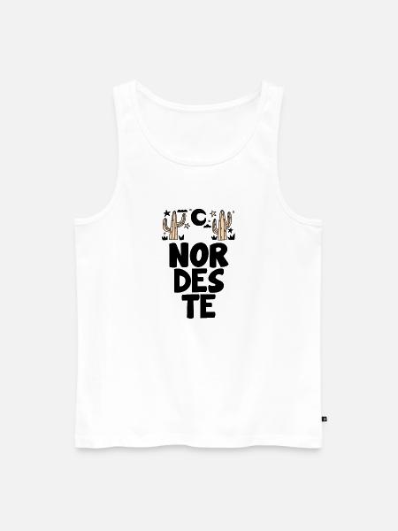Brazilian Northeast - Men's Premium Organic Tank Top - white