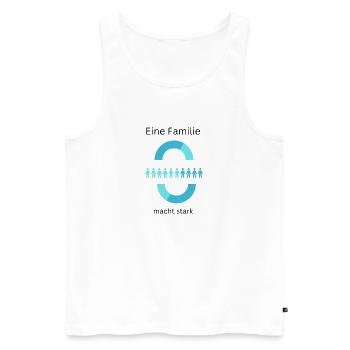 Design von Familie von R.St - Männer Premium Bio Tank Top - Weiß - Vorne - Michal (187cm)