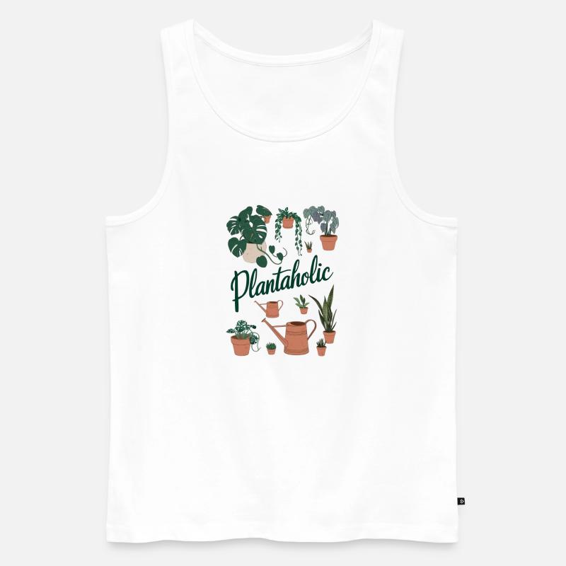 Garten Gärtner Pflanzen Geschenk - Männer Premium Bio Tank Top - Weiß