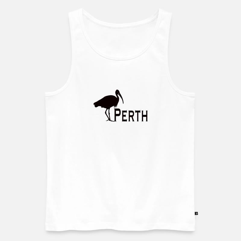 Bin Chicken Perth - Männer Premium Bio Tank Top - Weiß