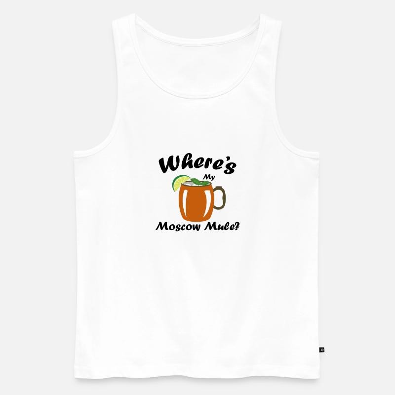 Moscow Mule - Männer Premium Bio Tank Top - Weiß