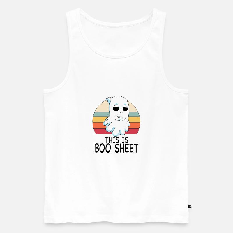 This Is Boo Sheet - Männer Premium Bio Tank Top - Weiß