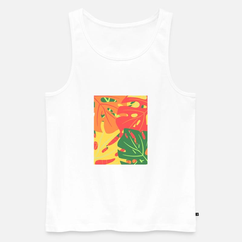 Veränderung - Männer Premium Bio Tank Top - Weiß