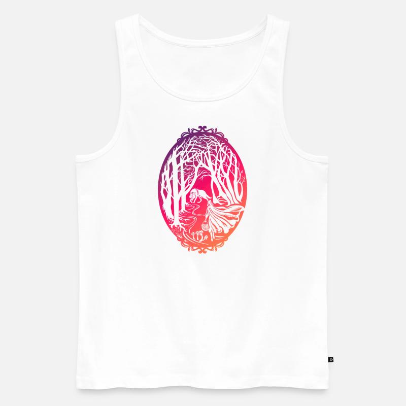 Rotkäppchen - Männer Premium Bio Tank Top - Weiß