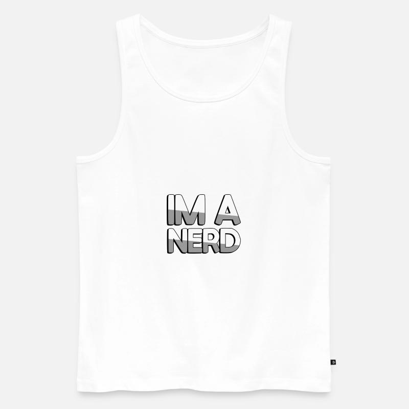 IM A NERD - Gaming - Männer Premium Bio Tank Top - Weiß