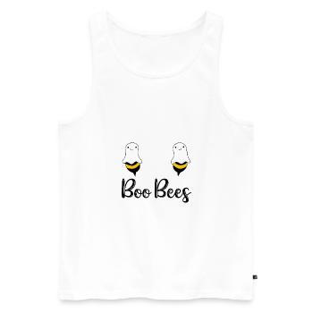 Halloween Ghost Ghost Ghost Spirit Boo Costume - Men's Premium Organic Tank Top - white - Front - Michal (187cm)