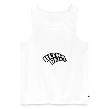 Ultra Geil Party Spruch Lustig - Männer Premium Bio Tank Top - Weiß - Vorne - AI Model Male 178 light (178cm)
