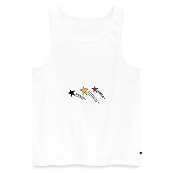 Deutschland - Männer Premium Bio Tank Top - Weiß - Vorne - AI Model Male 178 light (178cm)