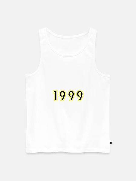 1999 Year Birthday - Men's Premium Organic Tank Top - white