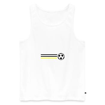 Soccer Symbol Germany - Men's Premium Organic Tank Top - white - Front - Michal (187cm)