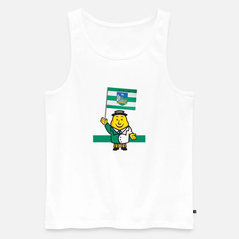 Limerick GAA - Männer Premium Bio Tank Top - Weiß