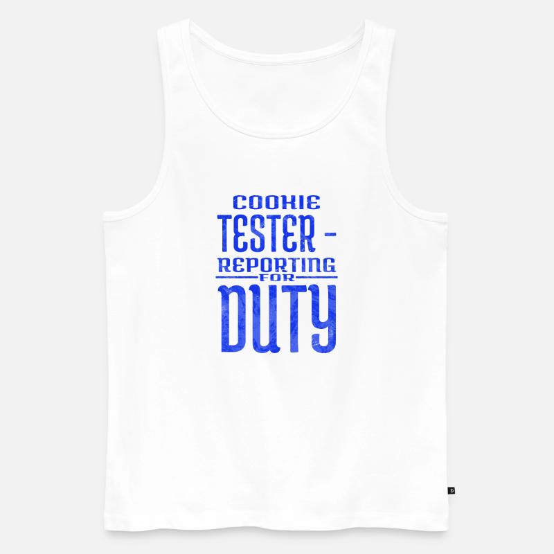 browser beards baking competition - Männer Premium Bio Tank Top - Weiß