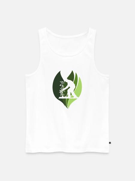 Gartenarbeit Gartenbau - Männer Premium Bio Tank Top - Weiß