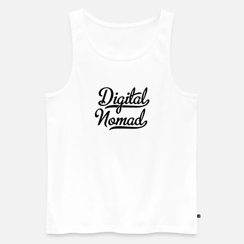 digital - Männer Premium Bio Tank Top - Weiß