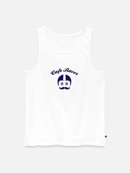 Cafe Racer Gentlemen - Männer Premium Bio Tank Top - Weiß
