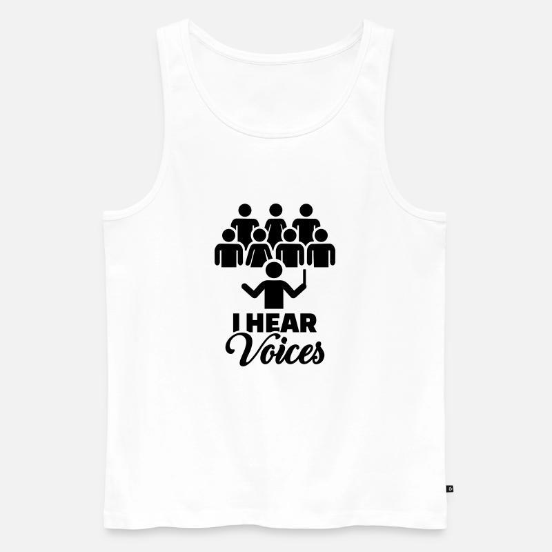 Chor - Männer Premium Bio Tank Top - Weiß