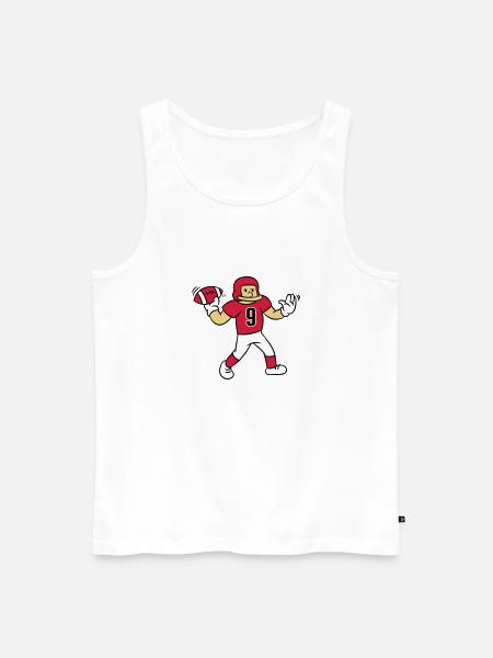 Players - Men's Premium Organic Tank Top - white