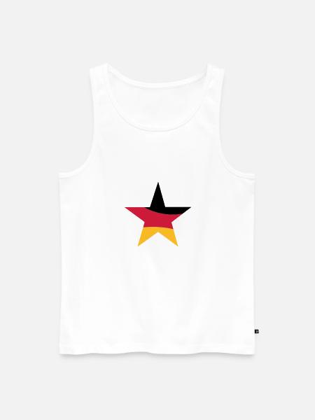star_germany - Männer Premium Bio Tank Top - Weiß