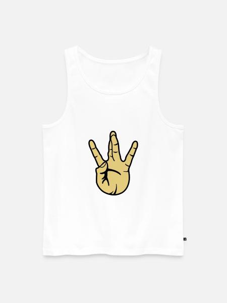 westside hand - Men's Premium Organic Tank Top - white