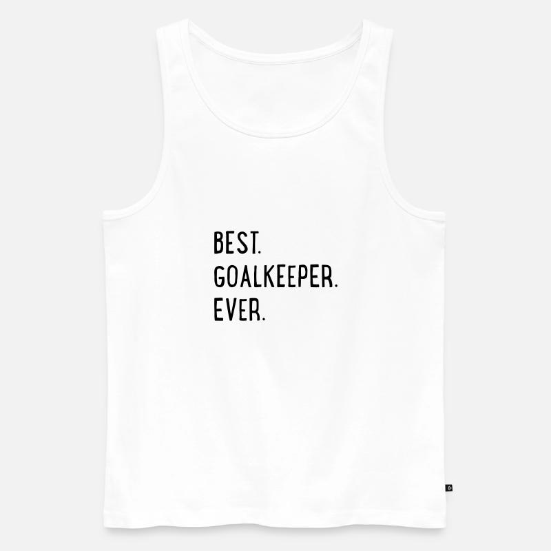 Torwart - Männer Premium Bio Tank Top - Weiß