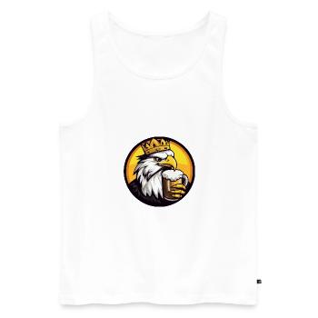 Bande dessinée Eagle Beer - Débardeur bio Premium Homme - blanc - Devant - Michal (187cm)