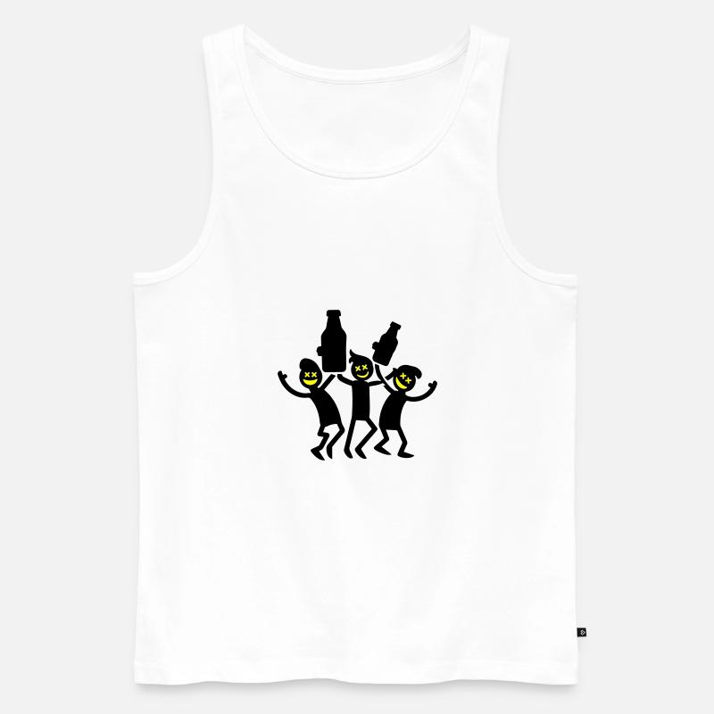 Jga Junggesellenabschied Bräutigam - Männer Premium Bio Tank Top - Weiß