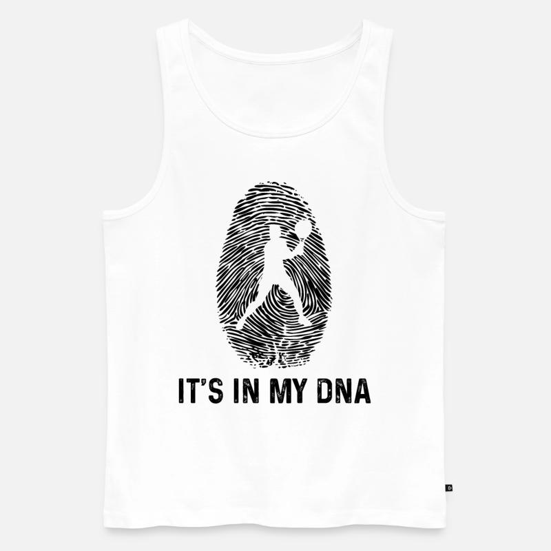 C’est dans mon ADN - - Débardeur bio Premium Homme - blanc