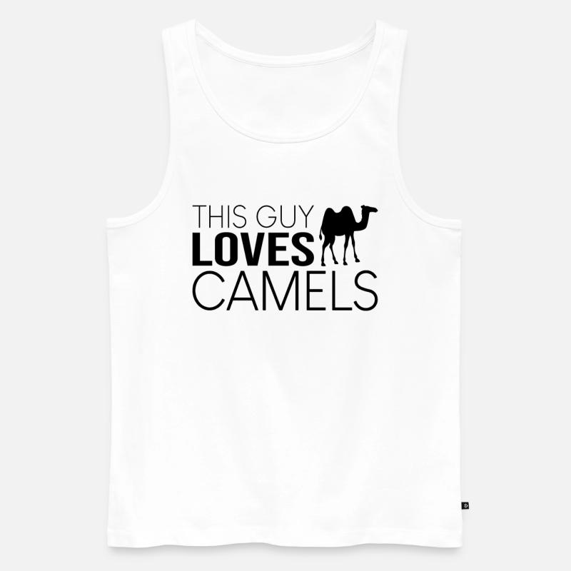 Typ Kamel Spruch - Männer Premium Bio Tank Top - Weiß