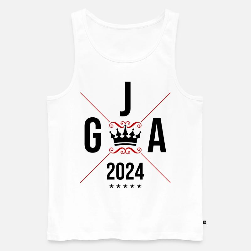 Jga 2024 Junggesellenabschied - Männer Premium Bio Tank Top - Weiß