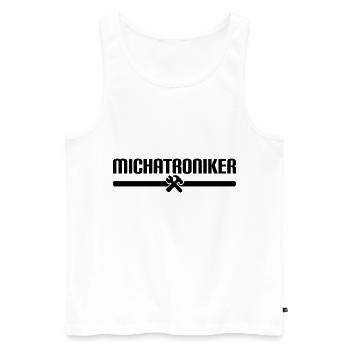 Michatroniker Mechatroniker für Arbeit,Job & Beruf - Männer Premium Bio Tank Top - Weiß - Vorne - AI Model Male 178 light (178cm)