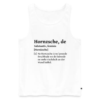Renovate House Construction Saxon Saxon Shirt Saying - Men's Premium Organic Tank Top - white - Front - Michal (187cm)