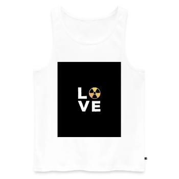 Liebesgeschenk Manip Radioologe Radiologie - Männer Premium Bio Tank Top - Weiß - Vorne - AI Model Male 178 light (178cm)