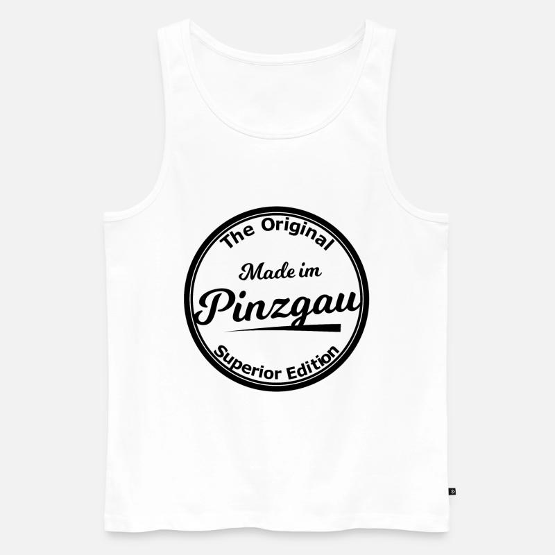 Die Pinzgauer Bubn - Männer Premium Bio Tank Top - Weiß