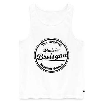 The Breisgau people in Baden - Men's Premium Organic Tank Top - white - Front - AI Model Male 178 light (178cm)