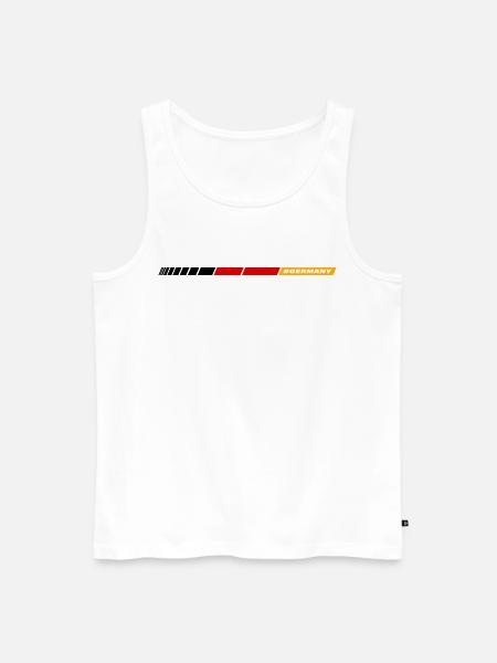 Germany - Men's Premium Organic Tank Top - white