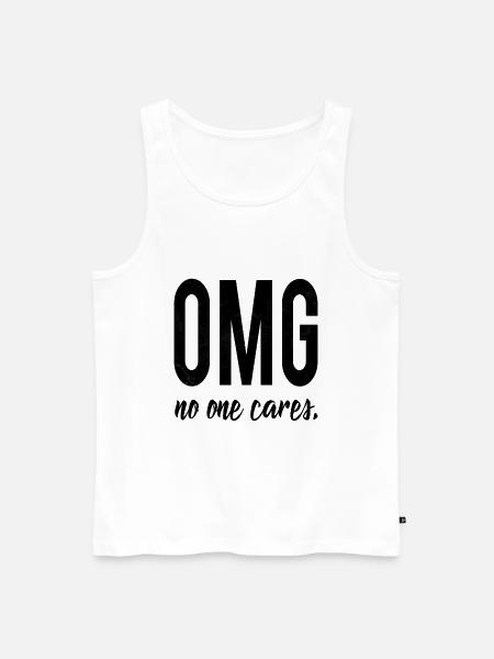 Sarcasm funny sayings - Men's Premium Organic Tank Top - white