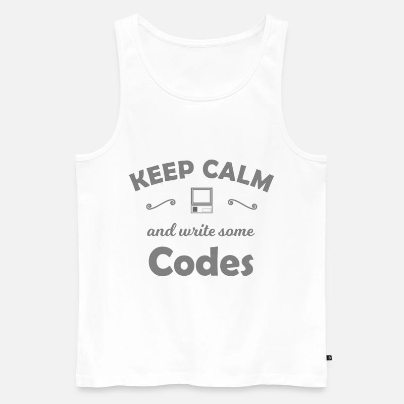 Der Software Entwickler - Männer Premium Bio Tank Top - Weiß