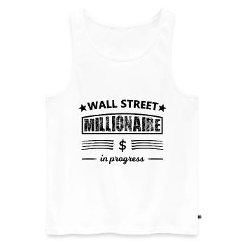 Die Investoren - Männer Premium Bio Tank Top - Weiß - Vorne - Michal (187cm)