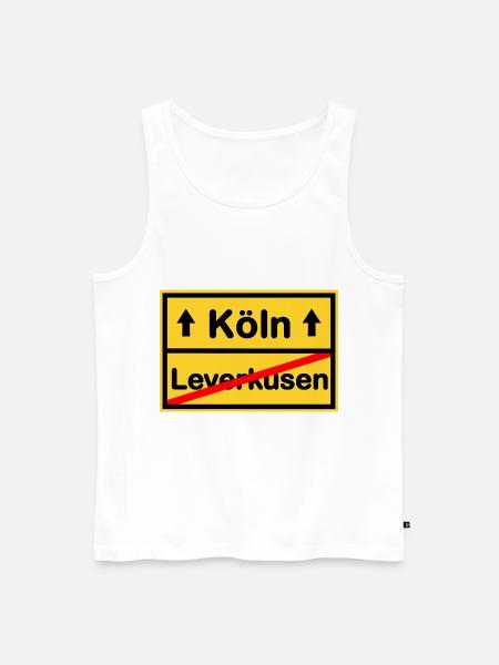 Nummer eins Köln - Männer Premium Bio Tank Top - Weiß