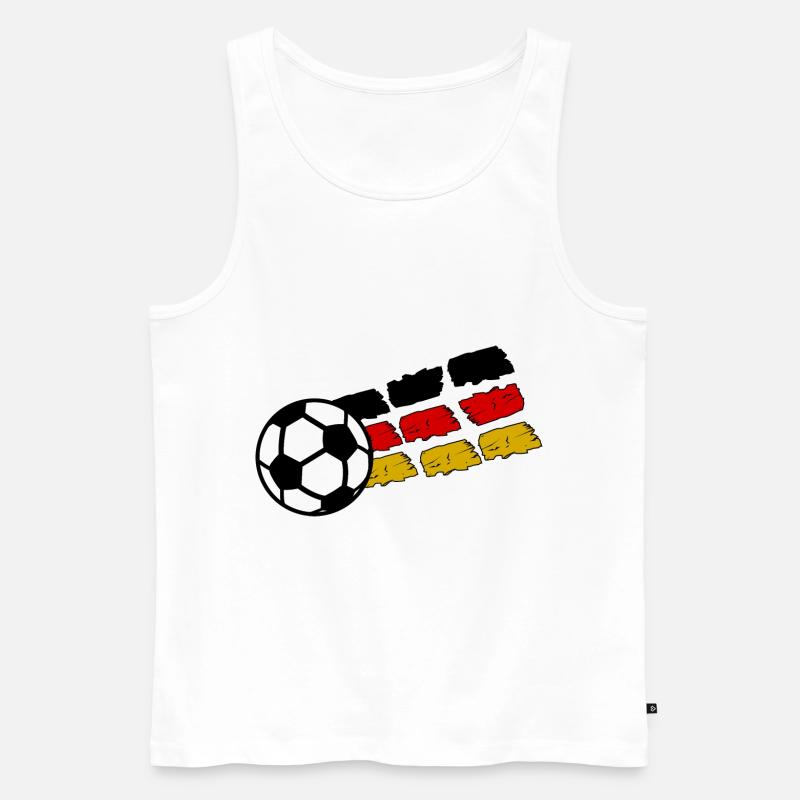 Das deutsche Team - Männer Premium Bio Tank Top - Weiß