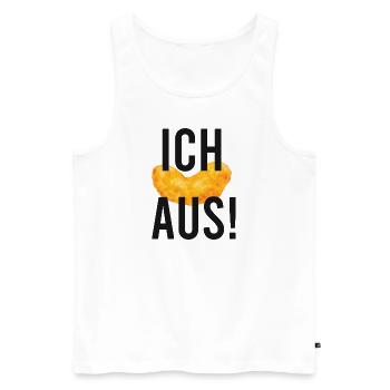 Ich flipp aus! - Männer Premium Bio Tank Top - Weiß - Vorne - Michal (187cm)