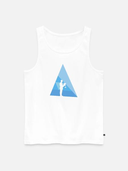 Gericht Recht - Männer Premium Bio Tank Top - Weiß