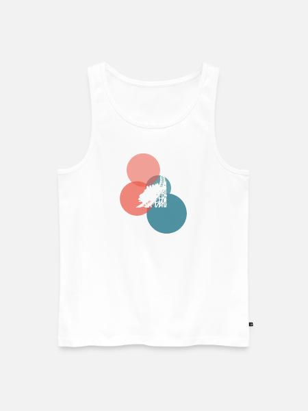 Achterbahn Maßkrug Riesenrad - Männer Premium Bio Tank Top - Weiß